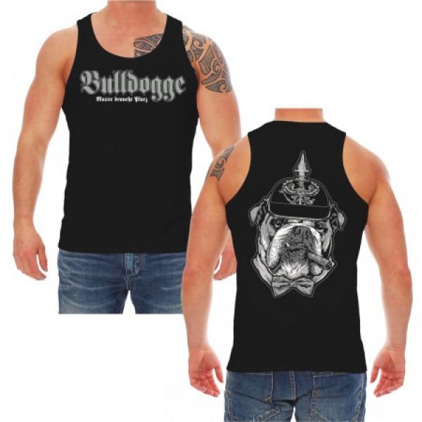 T-Shirt Bulldogge - MASSE BRAUCHT PLATZ