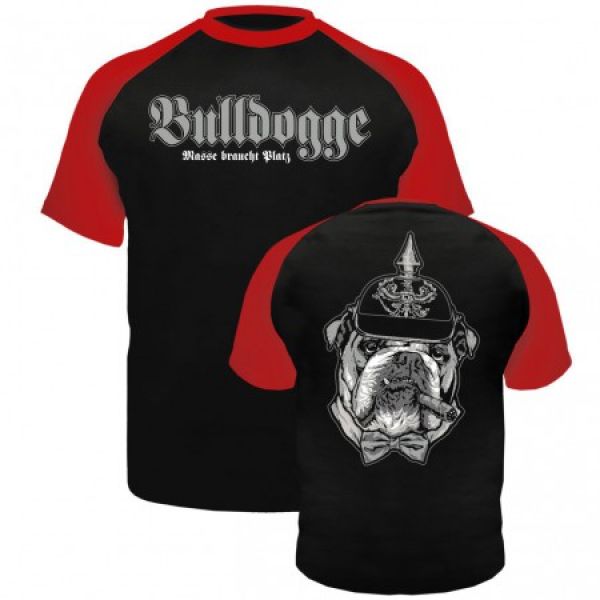 T-Shirt Bulldogge - MASSE BRAUCHT PLATZ