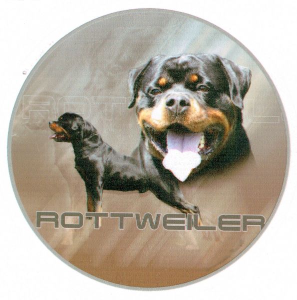 Aufkleber Rottweiler 3