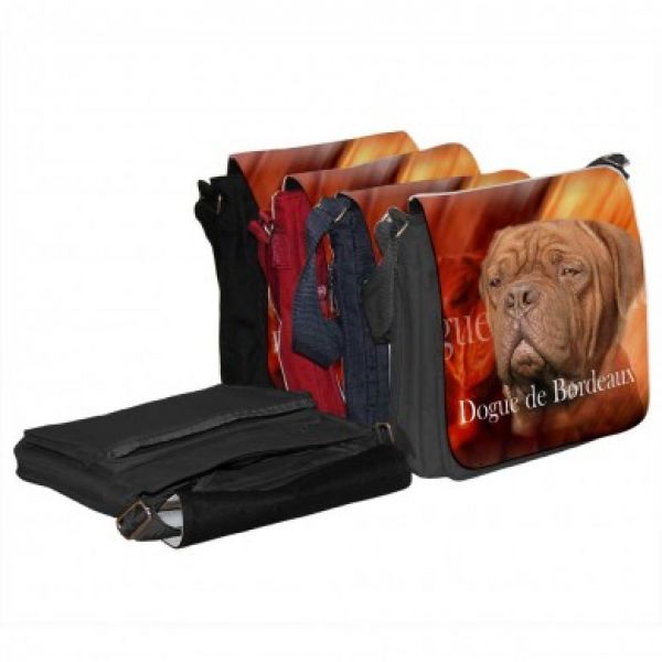 Schultertasche Tasche Bordeaux Dogge 1 Umhängetasche