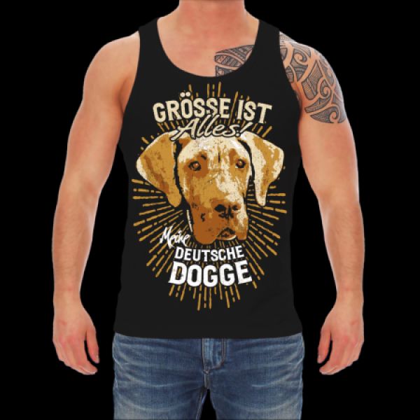 T-Shirt Deutsche Dogge - GRÖSSE IST ALLES !