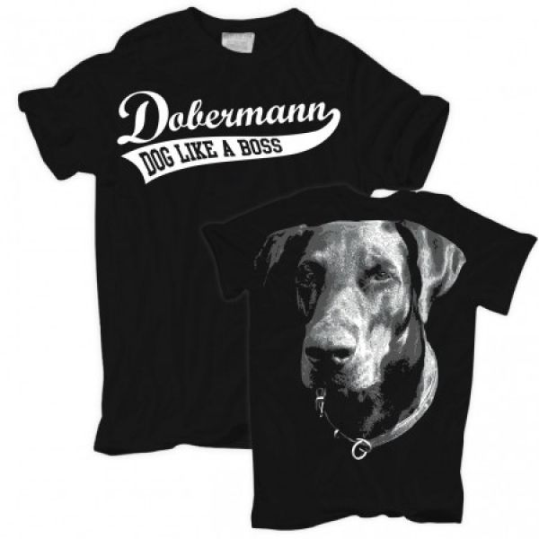 T-Shirt Dobermann UNKUPIERT BOSS