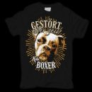 T-Shirt Boxer - gestört aber geil