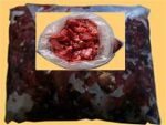 Gulasch vom Rind Frischfleisch (tiefgefroren) Frostfleisch Hunde Futter Barf Fleisch